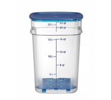 Контейнер для пищевых продуктов CamSquares Fresh Pro , Cambro, Camsquare, 20,8л, прозрачный, 289x289x(H)401мм