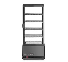 Atdzesēts displeja skapis, 98 l, Arktic, Melns, 230V/210W, 444x397x(H)1100mm, 