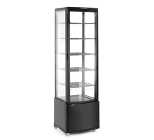 Atdzesēts displeja skapis, 270 l, Arktic, melna krāsa, Melns, 230V/290W, 550x520x(H)1870mm, 