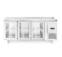 Stiklots-3-durvju aukstumgalds ar agregāta novietojumu sānos, Arktic, 420L, 230V/400W, 1795x700x(H)850mm