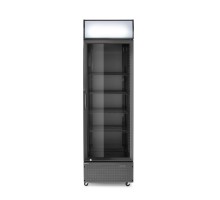 Холодильник Back bar с подсветкой, однодверный, Arktic, 254л, черный, 220-240В/250Вт, 578x605x(H)1980мм