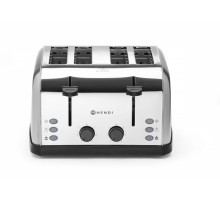 Grauzdošļājamā mašīna, 4 šķēles, 240V/1500W, 295x335x(H)180mm