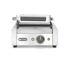 Kontaktgrils – vienvietīgs, rievota augša un apakša, 230V/1800W, 310x426x(H)510mm, 