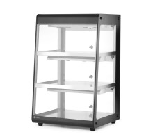 Galda siltumvitrīna, Melns, 220-240V/500W, 472x447x(H)775mm