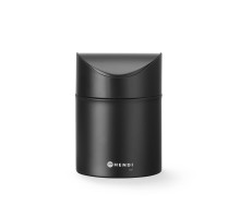 Galda atkritumu tvertne ar grozāmu vāku, 1,2L, Melns, ⌀120x(H)165mm