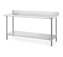 Darba galds ar aizmugurējo malu, Budget Line, 1200x600x(H)950mm