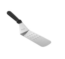 Turner flexible, perforated, Black, 375x75mm, 
