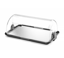 Maza «rolltop» tipa vitrīna, divu funkciju, vienīgā, 465x315x(H)195mm