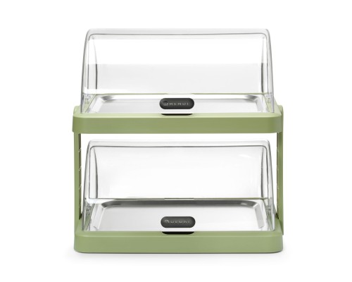 Dubultais roll-top dzesēšanas vitrīna Duo UNIQ, designed by Robert Bronwasser, Zaļš, 480x355x(H)480mm – profesionālā iekārta no Hendi