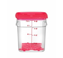 Pārtikas tvertne CamSquares Fresh Pro , Cambro, 7,6L, Caurspīdīgs, 229x229x(H)243mm