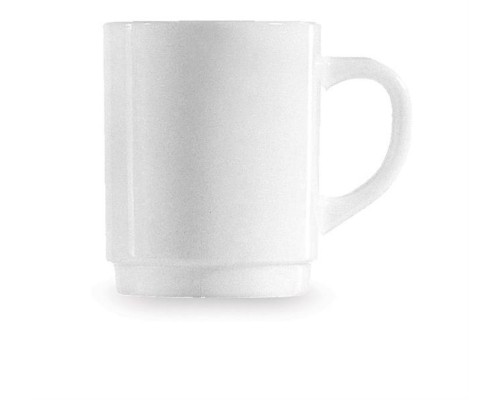 Restaurant mug, Arcoroc, 0,29L, White, 6 pcs., ⌀79x(H)90mm Arcoroc 18316