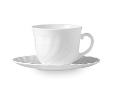 Чашка Trianon, Arcoroc, 280 мл, 0,28 л, белая, ⌀94x(H)72 мм