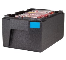 Cam GoBox izolēts augšējās ielādes konteiners, GN 1/1, 46 l, Cambro, Melns, 680x400x(H)321mm