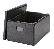 Cam GoBox izolēts konteiners, augšējā ielāde, GN 1/1, Cambro, Melns, 610x430x(H)320mm
