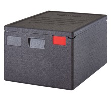 Cam GoBox izolācijas konteiners, augšējā iekraušana, 600x400 mm, Cambro, 80 l, 80L, Melns, 690x490x(H)370mm