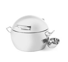 Premium indukcijas apaļais sildītājs 11 l, Fine Dine, 11L, sudraba krāsā
