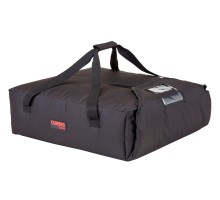 Izolēta picas soma, Cambro, 2 picām ø500 mm vai 3 picām ø450 mm, Melns, 430x550x(H)165mm