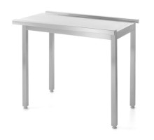 Izkraušanas galds trauku mazgājamajām mašīnām, bez atloka - skrūvējams, Kitchen Line, 1100x600x(H)850mm