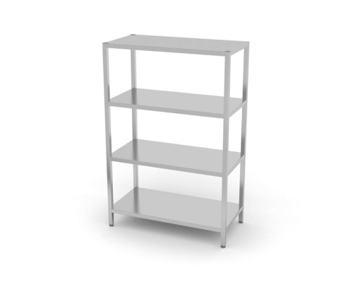 Uzglabāšanas plaukts ar 4 pilniem plauktiem - skrūvējams, HENDI, Kitchen Line, 1000x500x(H)1800mm Hendi 812532