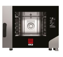 Konvekcijas tvaiku krāsns „Millennial Black Mask Bakery”, 4 × 600 × 400 mm – ar elektronisku vadību, elektriska, Tecnoeka, 400V/7800W, 850x1035x(H)700mm