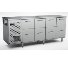 Aukstais skapis dzērieniem 2000 mm, 8 atvilktnes