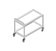 Divu līmeņu servisa ratiņi 1120 mm