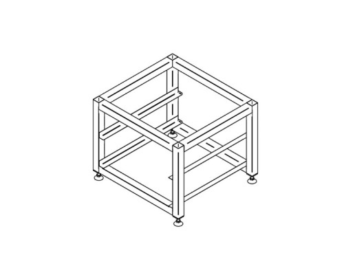 Trauku mazgājamās mašīnas statīvs INOX BALTIC MM2