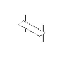 Wall shelf 1600×400mm solid
