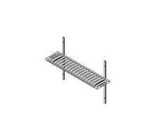 Wall shelf 1600×400mm vented