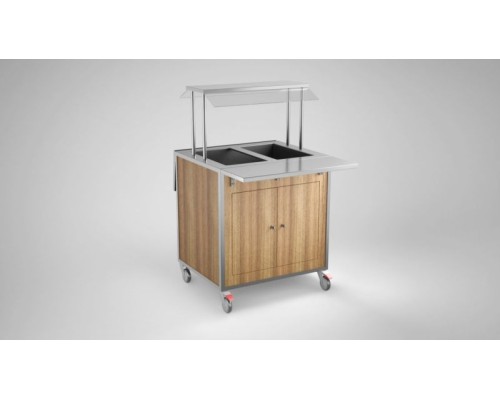 Буфет с холодной раковиной 800 мм INOX BALTIC KSB-800