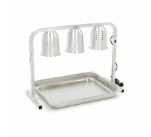 Apkures lampa - 3 lampas - ieskaitot 3 lampas un 1 x 2/1 GN konteiners