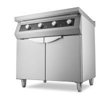 Cooker - 4 Burners - Induction - 70cm Deep - with Stand