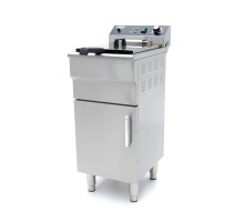 Deep Fryer - 16L - 1 Basket - with Drain Tap and Stand - 230V