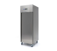 Saldētava - 600L - 3 regulējami plaukti (2/1 GN) - nerūsējošais tērauds - uz riteņiem