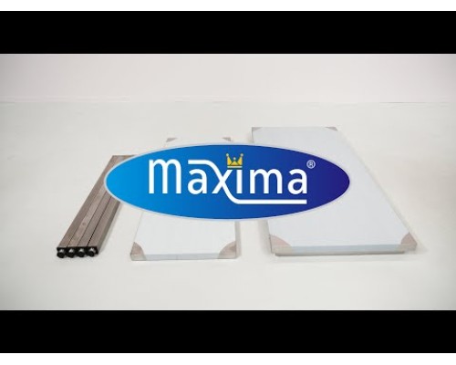 Stainless Steel Table - 140 x 60cm - Adjustable Height - with Storage Shelf, Maxima, 09300962