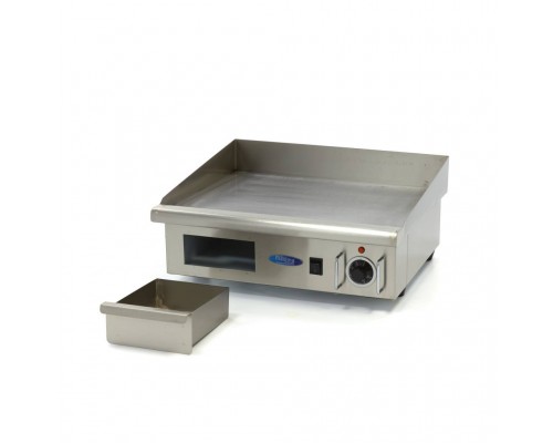 Griddle - Smooth - 55cm - incl Drip tray, Maxima, 09300065