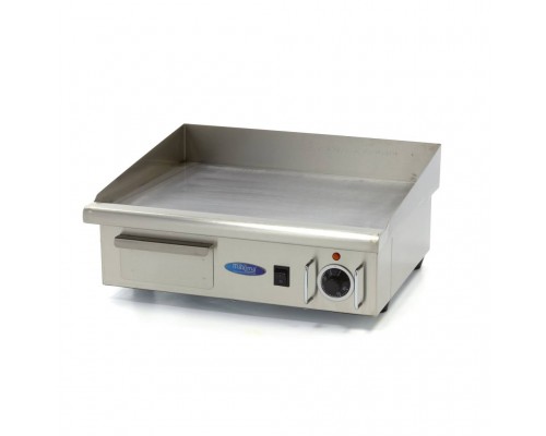 Griddle - Smooth - 55cm - incl Drip tray, Maxima, 09300065