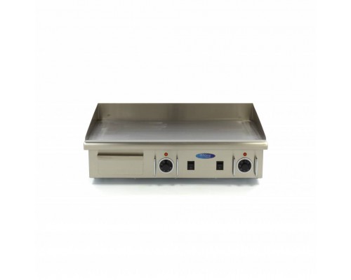 Griddle - Smooth - 73cm - incl Drip Tray - 400V, Maxima, 09300075