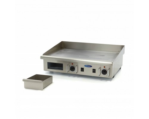 Griddle - Smooth - 73cm - incl Drip Tray - 400V, Maxima, 09300075