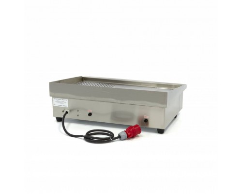 Griddle - Half Grooved - 73cm - incl Drip Tray - 400V, Maxima, 09300080