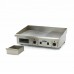 Griddle - Half Grooved - 73cm - incl Drip Tray - 400V, Maxima, 09300080
