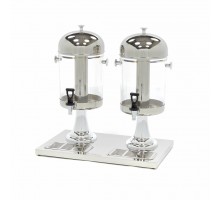 Dzērienu dozators - 2 x 8L - centrālā dzesēšanas caurule - darbojas bez strāvas padeves