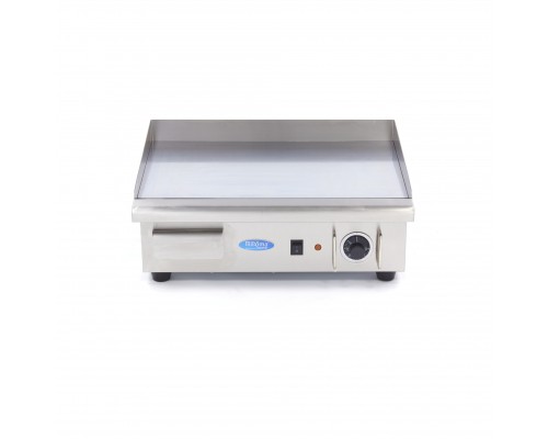 Griddle - Smooth Chrome - 55cm - incl Drip tray, Maxima, 09365163