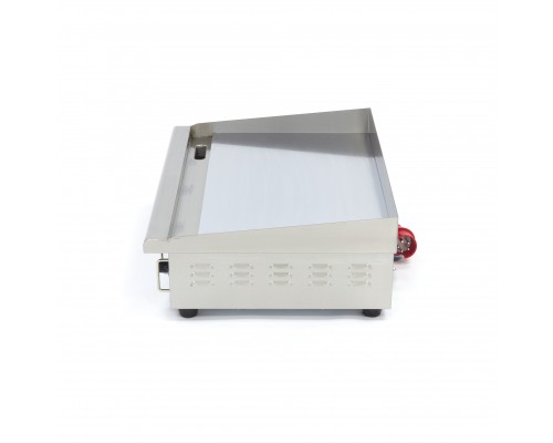 Grillis - Hromēts, gluds - 73cm - ar pilienu paplāti - 400V, Maxima, 09365164