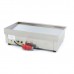 Grillis - Hromēts, gluds - 73cm - ar pilienu paplāti - 400V, Maxima, 09365164