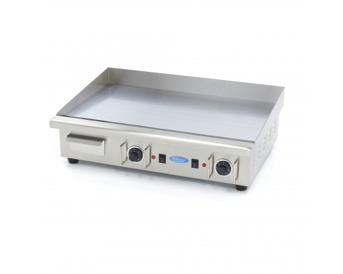 Grillis - Hromēts, gluds - 73cm - ar pilienu paplāti - 400V, Maxima, 09365164