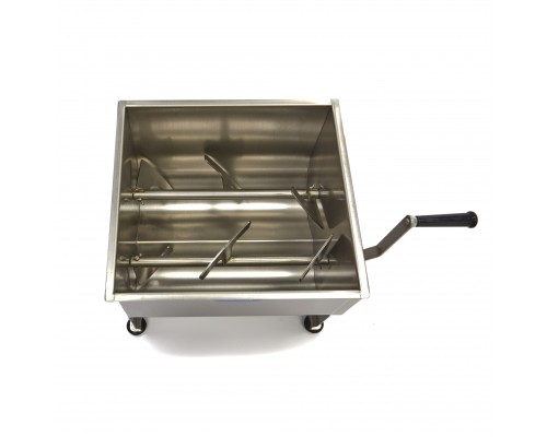 Gaļas maisītājs - 30L - 25kg gaļas - dubultā ass - manuāls, Maxima, 09368000, Maisītājs maltai gaļai Pirkt Gaļas maisītājs - 30L - 25kg gaļas - dubultā ass - manuāls, Maxima, 09368000