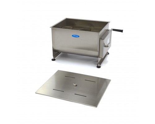 Gaļas maisītājs - 50L - 43kg gaļas - dubultā ass - manuāls, Maxima, 09368002, Maisītājs maltai gaļai Pirkt Gaļas maisītājs - 50L - 43kg gaļas - dubultā ass - manuāls, Maxima, 09368002