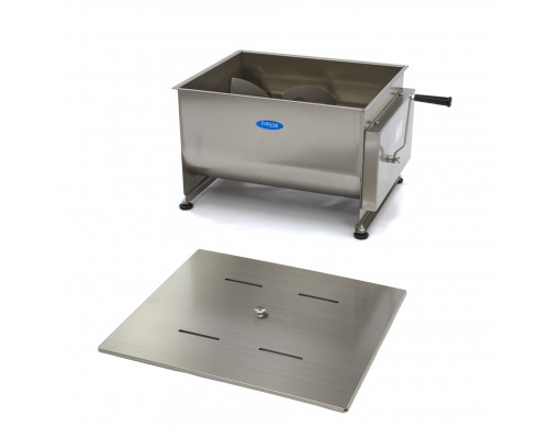 Gaļas maisītājs - 60L - 55kg gaļas - dubultā ass - manuāls, Maxima, 09368003, Maisītājs maltai gaļai Pirkt Gaļas maisītājs - 60L - 55kg gaļas - dubultā ass - manuāls, Maxima, 09368003