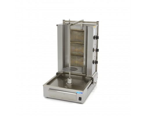 Kebaba grils - 3 degļi - 40 kg gaļas - Gāze, Maxima, 09370210